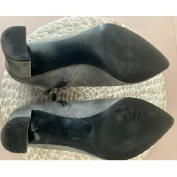 IVANKA TRUMP GRAY SUEDE HIGH HEEL BOOTS - Picture 7 of 8